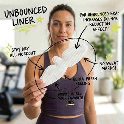 Unbounced® Sweat Delaying Bra Liner - 10 PACK